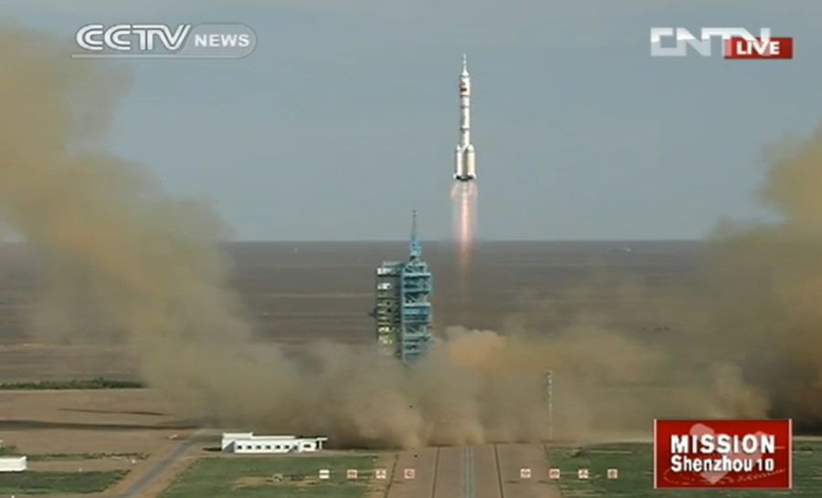 Blast Off! Chinese Astronauts Launch Into Orbit | Space