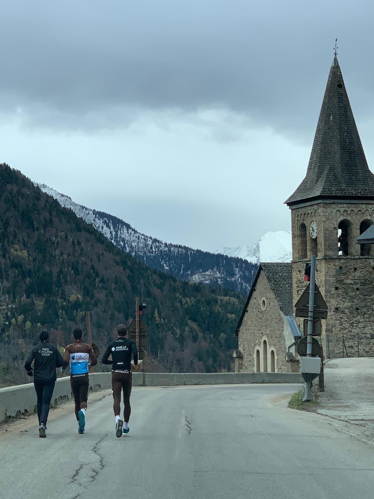 Some riders even went running