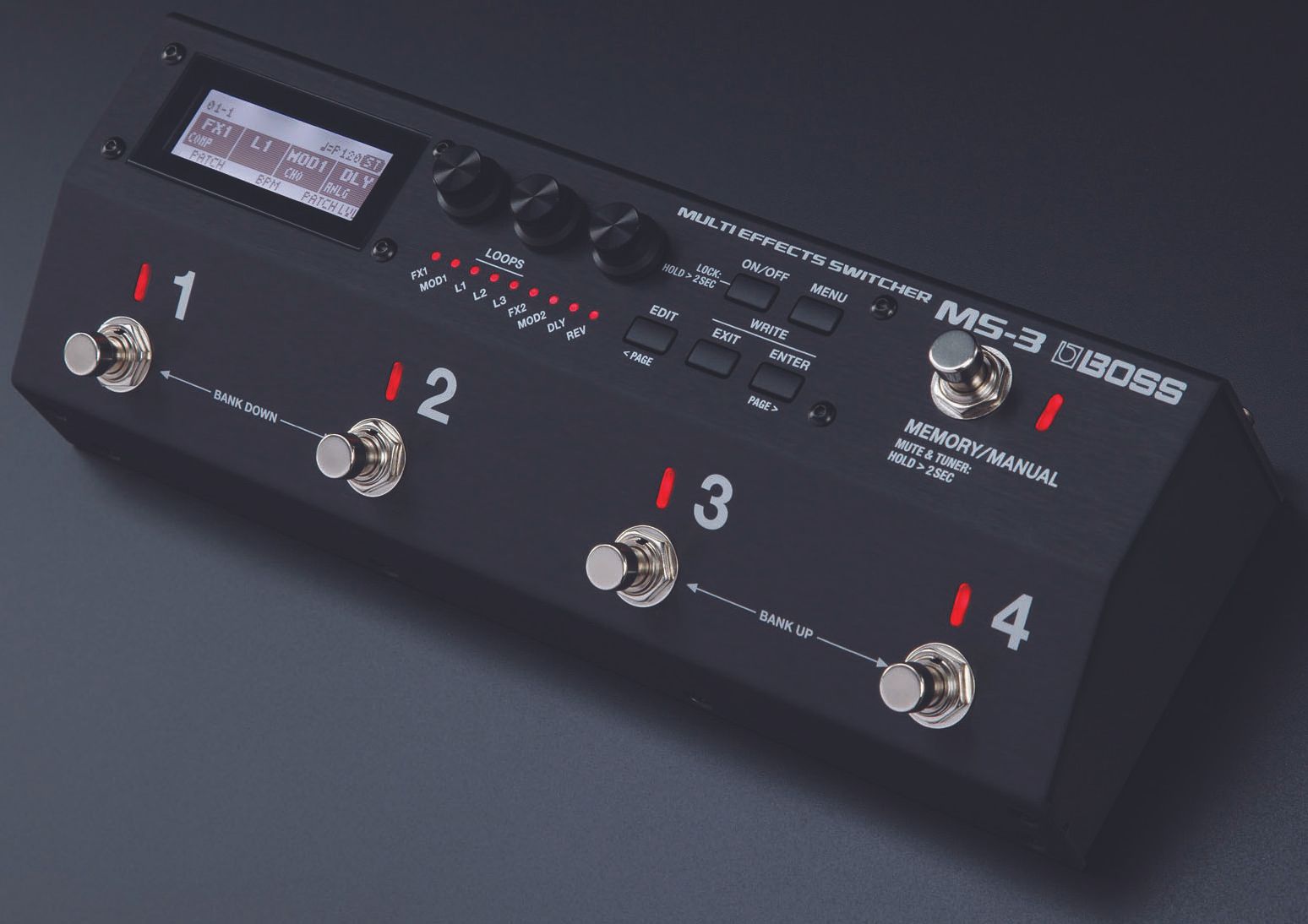 【Boss】 MS-3 Buy Boss MS-3 Multi Effects Switcher | Sam Ash Music