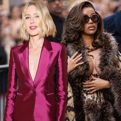 a collage of the best celebrity looks at Milan Fashion Week 2026