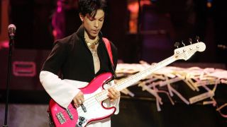 Musician Prince performs on stage at the 36th NAACP Image Awards at the Dorothy Chandler Pavilion on March 19, 2005 in Los Angeles, California