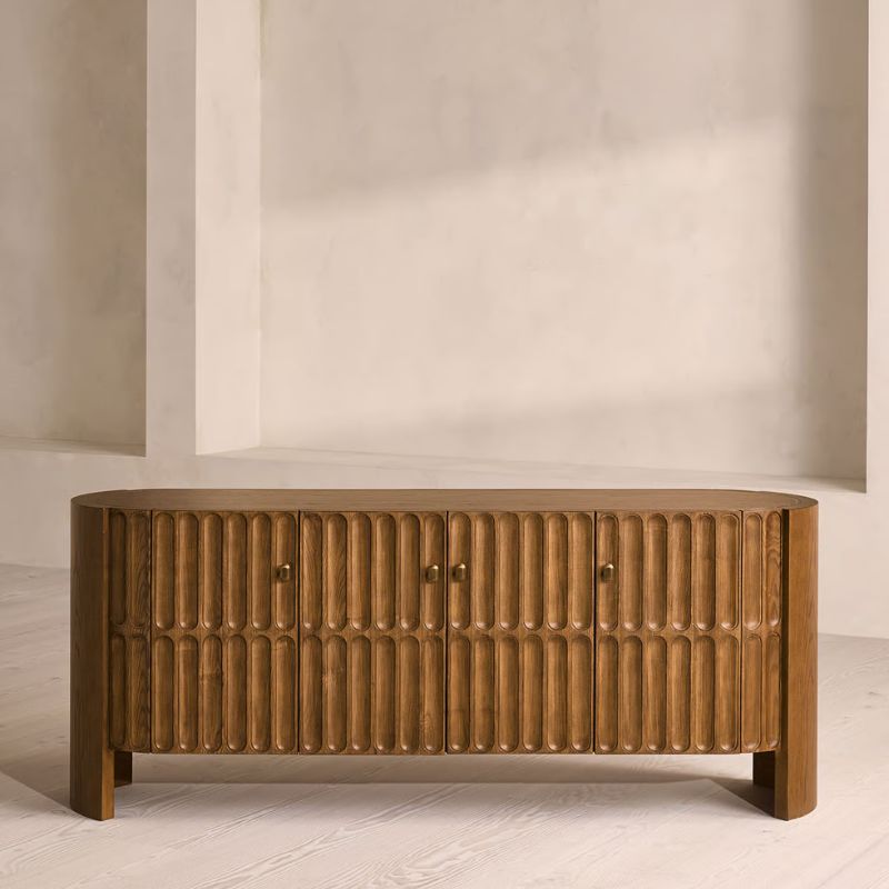 wooden sideboard
