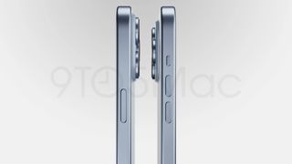 iPhone 15 Pro CAD with Action button 