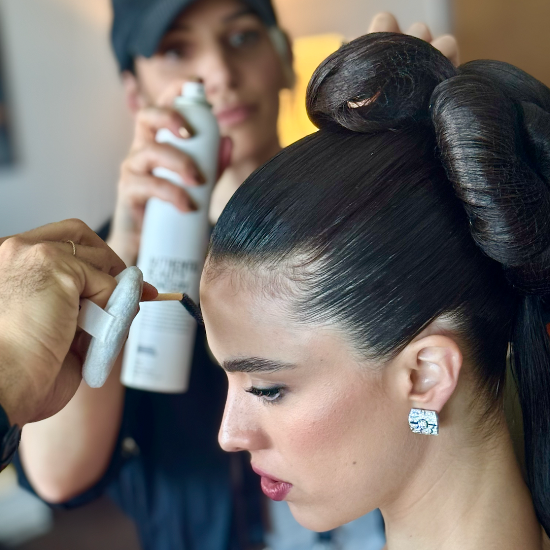 Updos were everywhere at the Oscars, but Margaret Qualley's sculptural look has started a new trend—here's how it was created