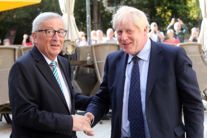 Boris Johnson meets Jean-Claude Juncker