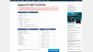 Gigabyte RTX 3080 Ti 20GB