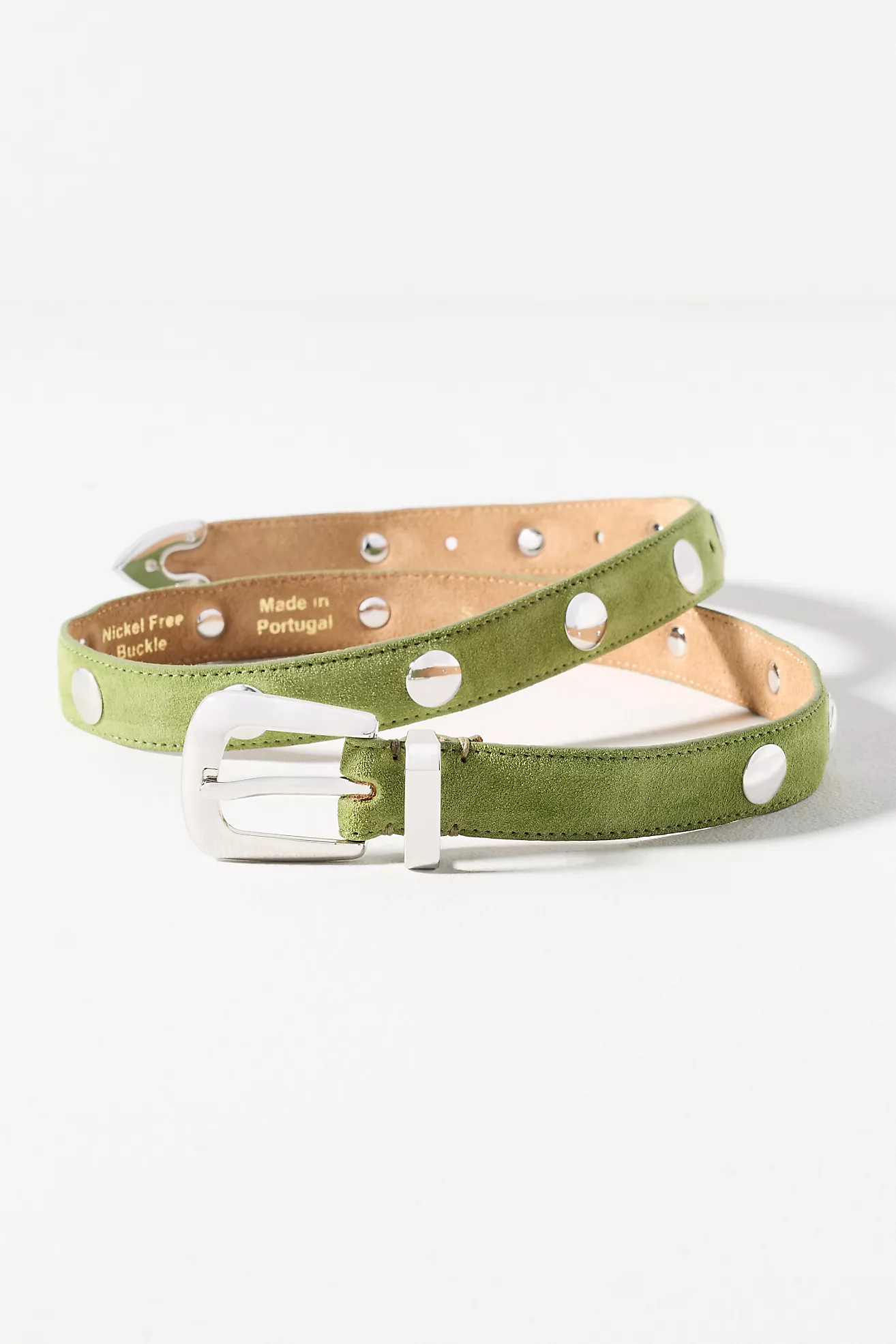 By Anthropologie Studded Western Belt