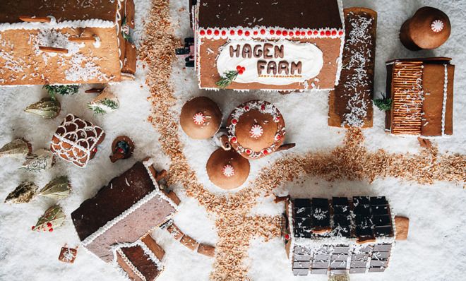 FOOD52 gingerbread farm