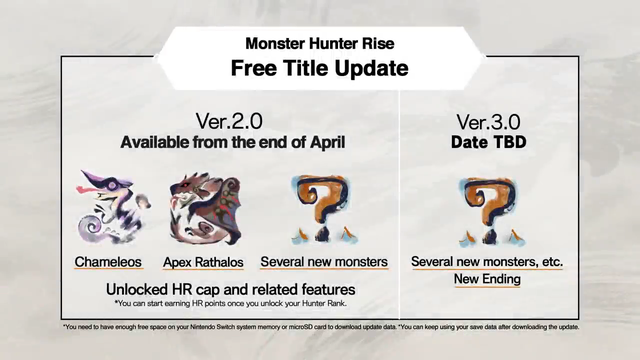 Monster Hunter Rise Update 3.0 Adds More Monsters And A New Ending