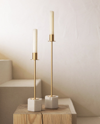 Candlestick with Marble Base | $59.90 at Zara Home
