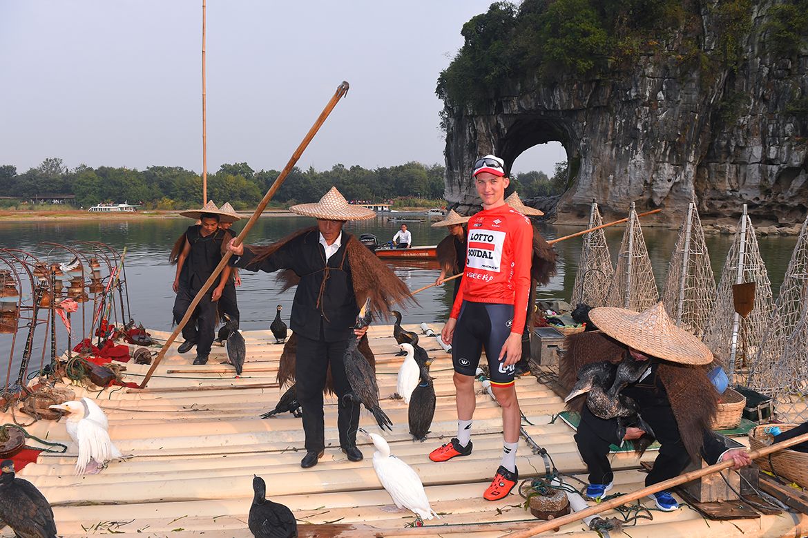 Some post-race photo fun with Tim Wellens