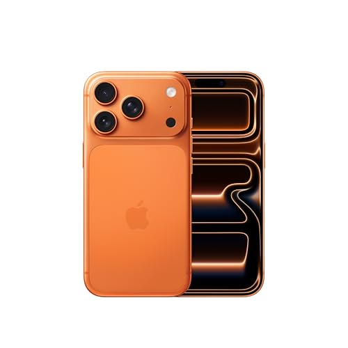 Apple Iphone 17 Pro 256 Gb: 6.3-Inch Display With Promotion Up to 120hz, A19 Pro Chip, Breakthrough Battery Life, Pro Fusion Camera System With Center Stage Front Camera; Cosmic Orange