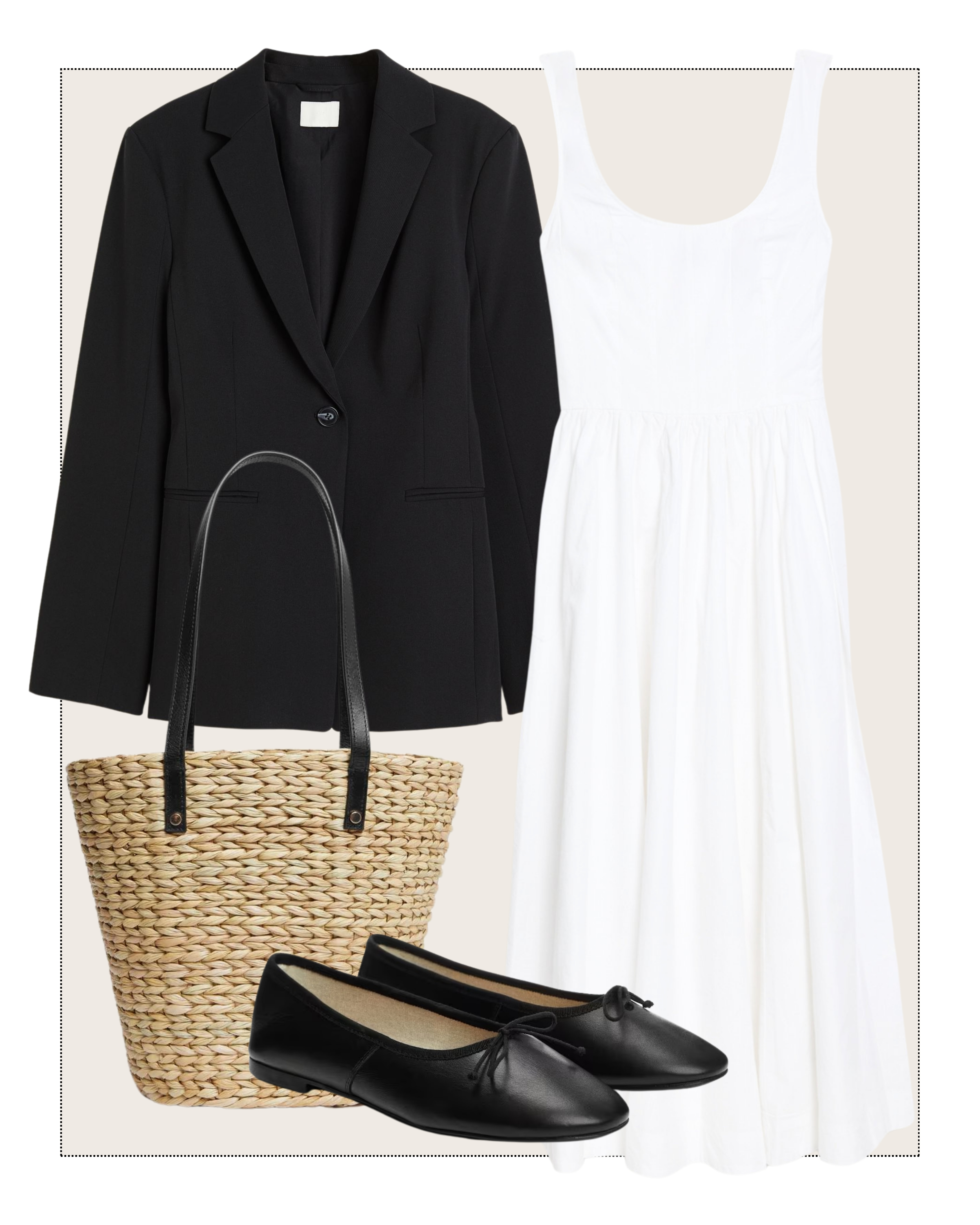Marks & Spencer White Midi Dress