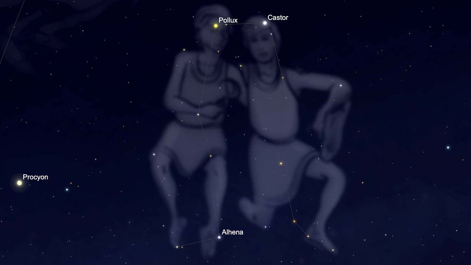 Gemini, the 'heavenly twins' grace the evening sky this spring