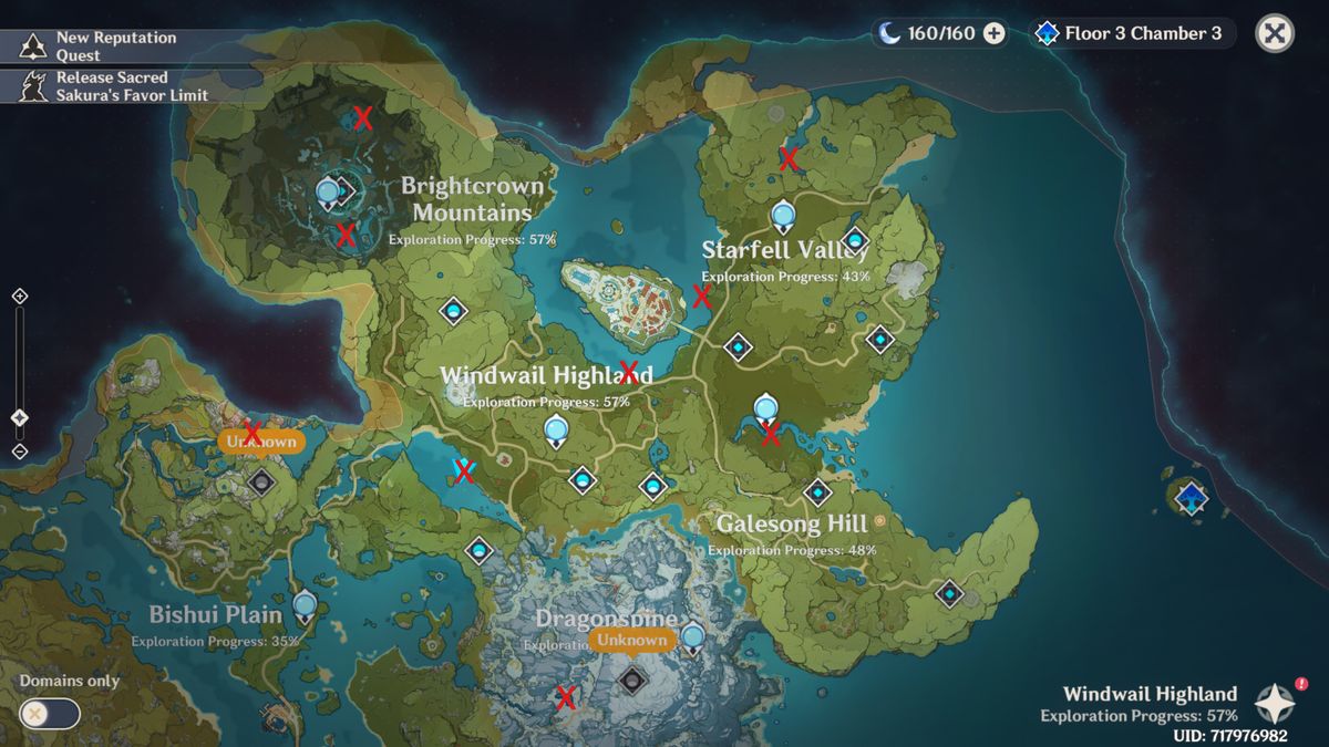 Genshin Impact fishing locations