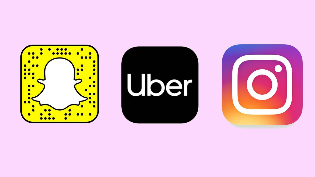 snapchat uber instagram