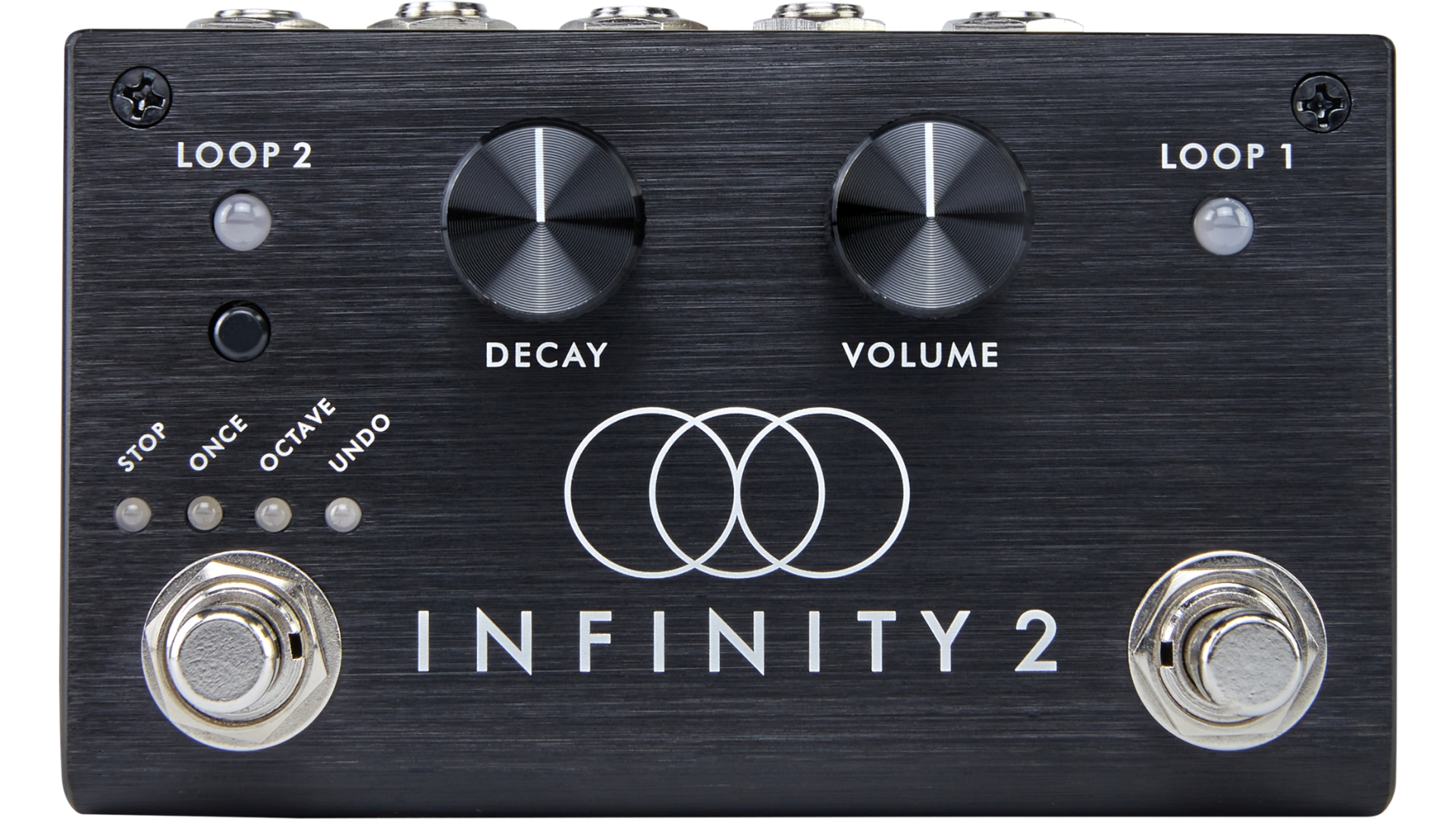 A Pigtronix Infinity II Double Looper guitar pedal