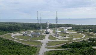 MUOS-2 Satellite on Launch Pad