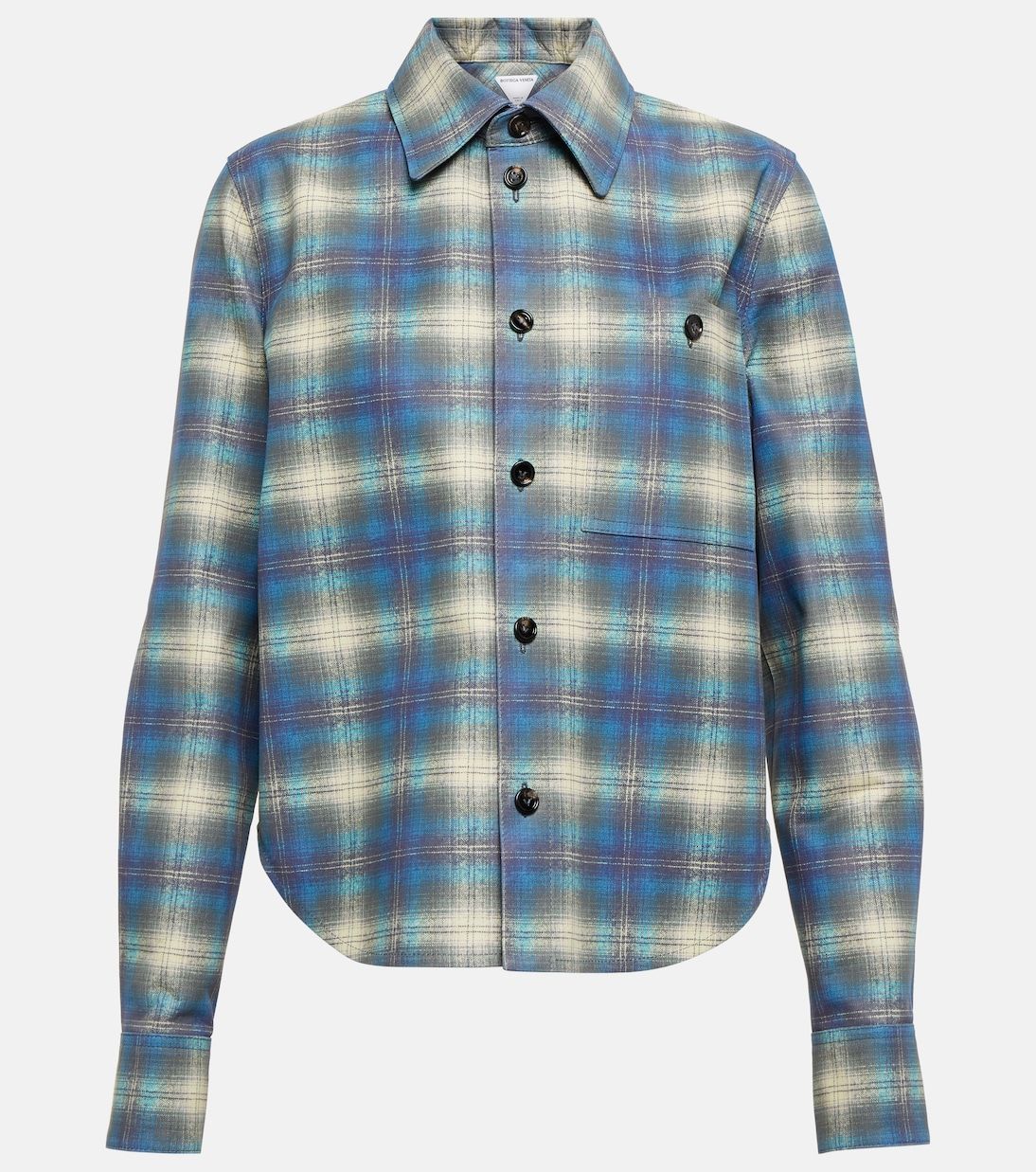 Checked Leather Shirt