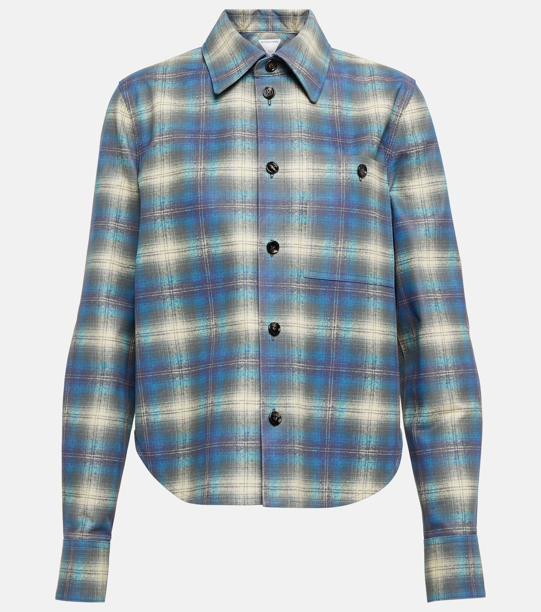 Checked Leather Shirt