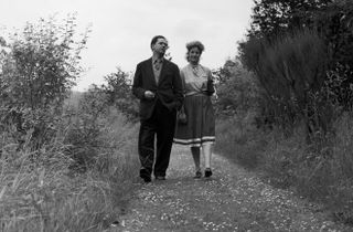 Dylan Thomas and his wife Caitlin