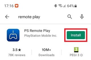 How to remote play on PS5 — install PS Remote Play app