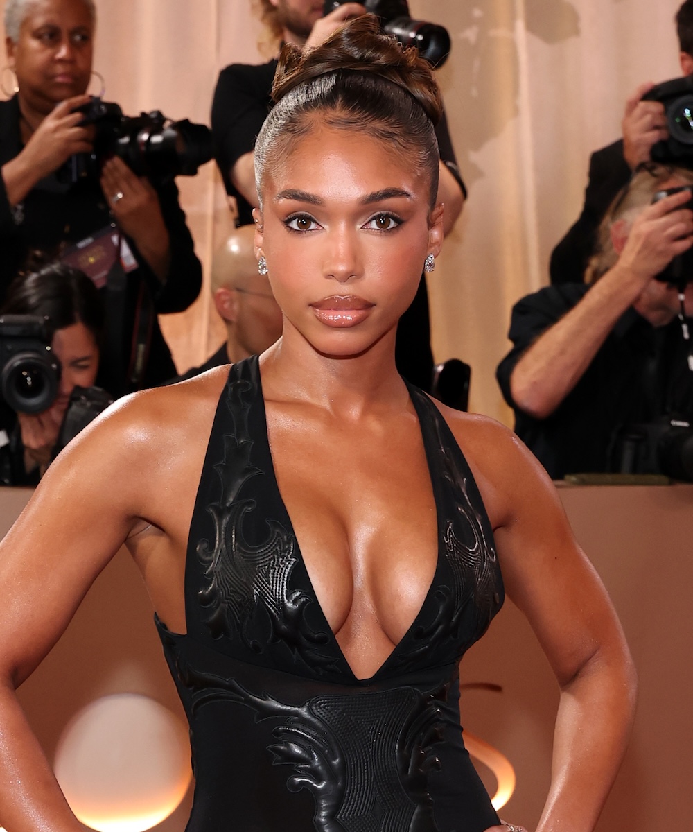 Lori Harvey at the Golden Globes.