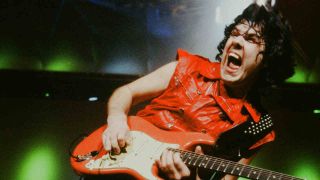 Gary Moore playing live onstage in 1982