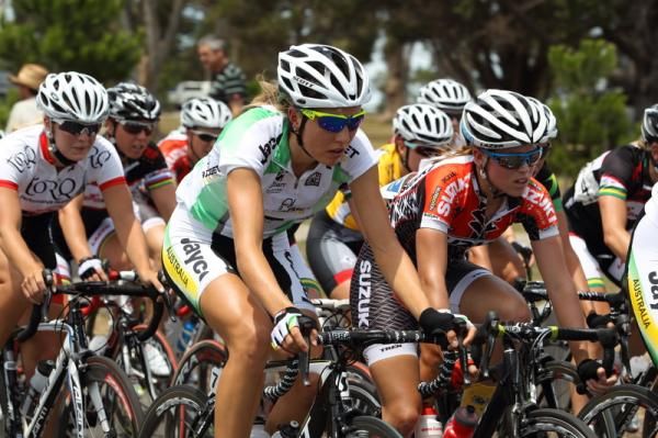 Sprints comeptition jersey wearer, Shara Gillow (GreenEDGE)