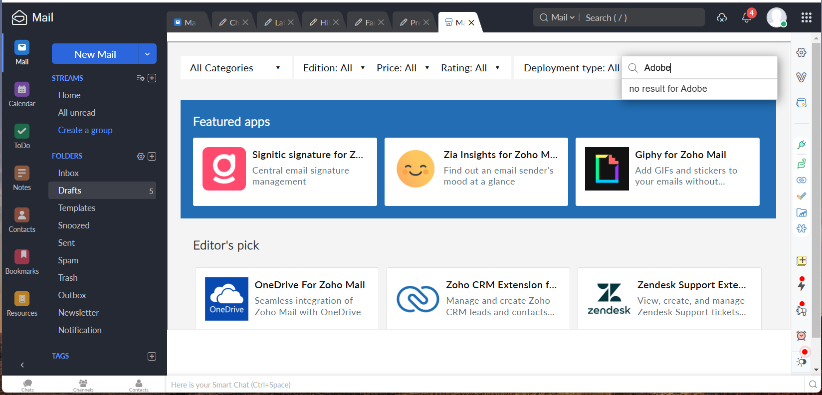 Zoho apps