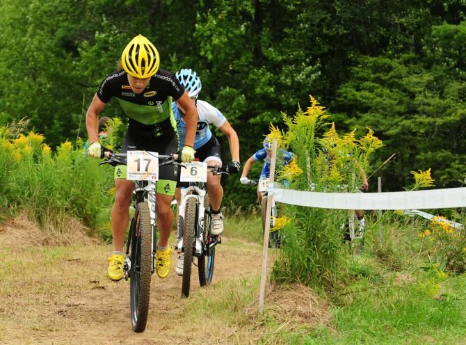 Crystal Anthony (Riverside Racing) was riding with some elite company today