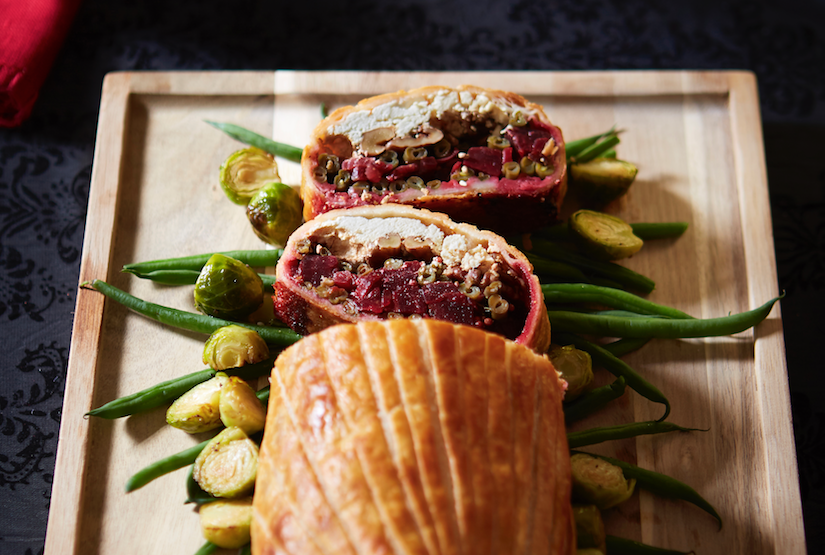 Gluten-free veggie wellington