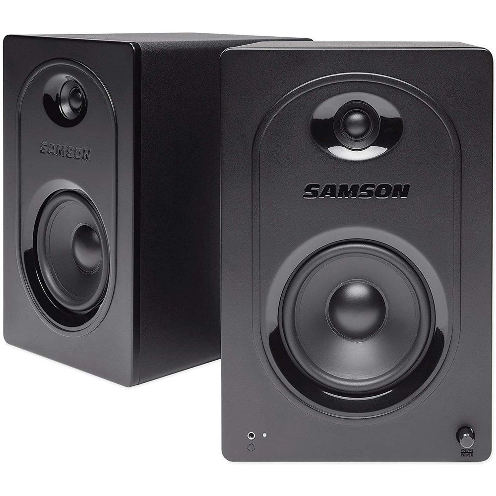 Setup some new sound with Samson's M50 studio monitors on sale for 98