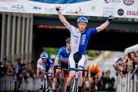 John Murphy (UnitedHealthcare) takes the win at the Winston-Salem Classic criterium.