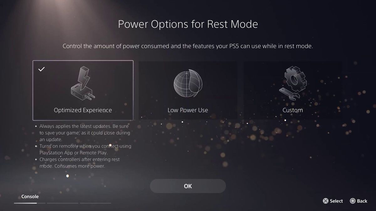 ps5 power consumption