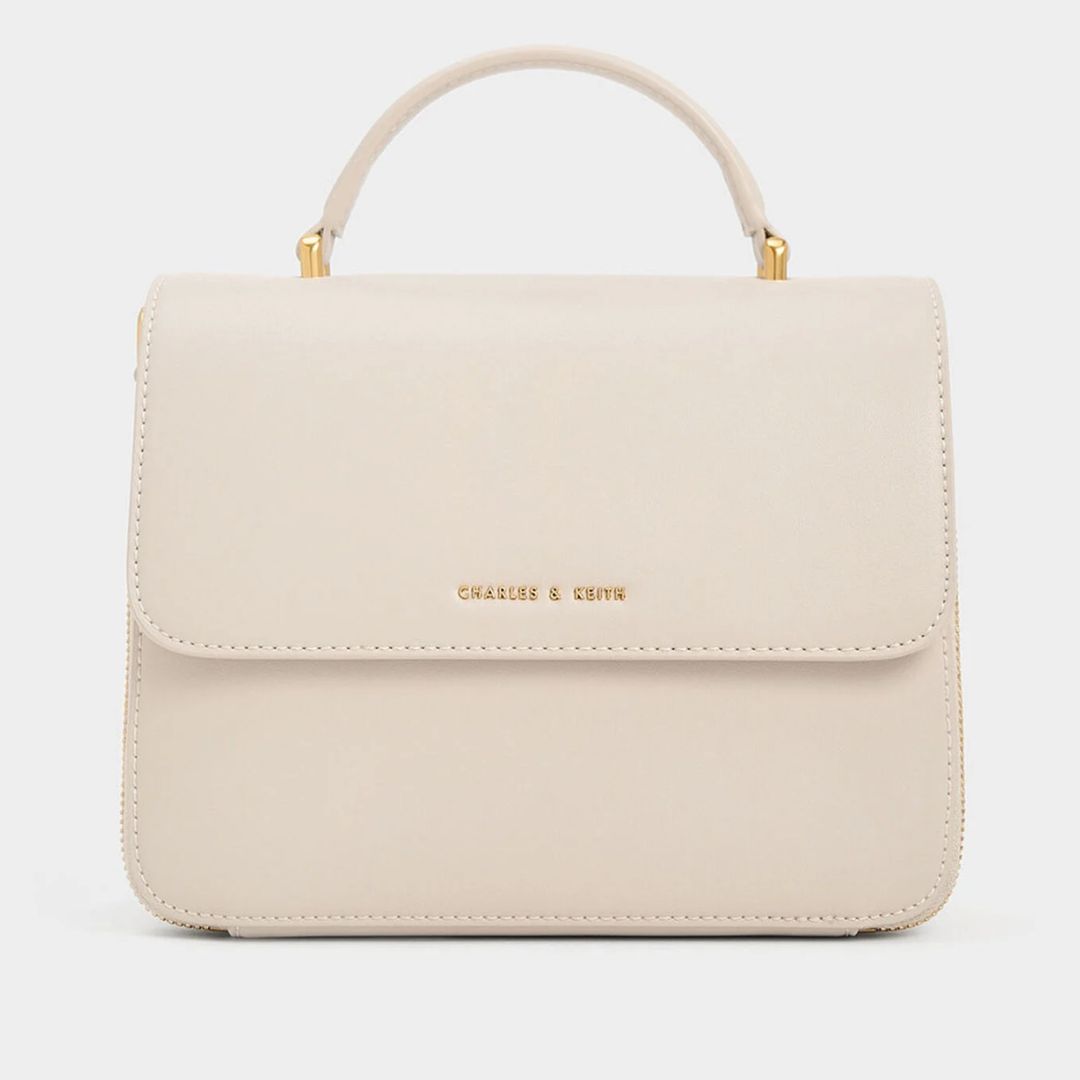 Charles & Keith Ivory Octavia Bag