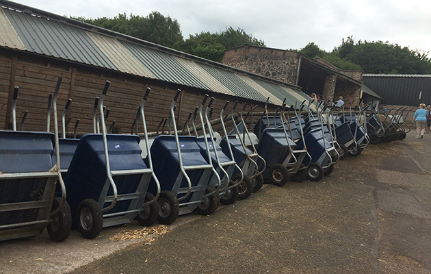 Just a few wheelbarrows&hellip;