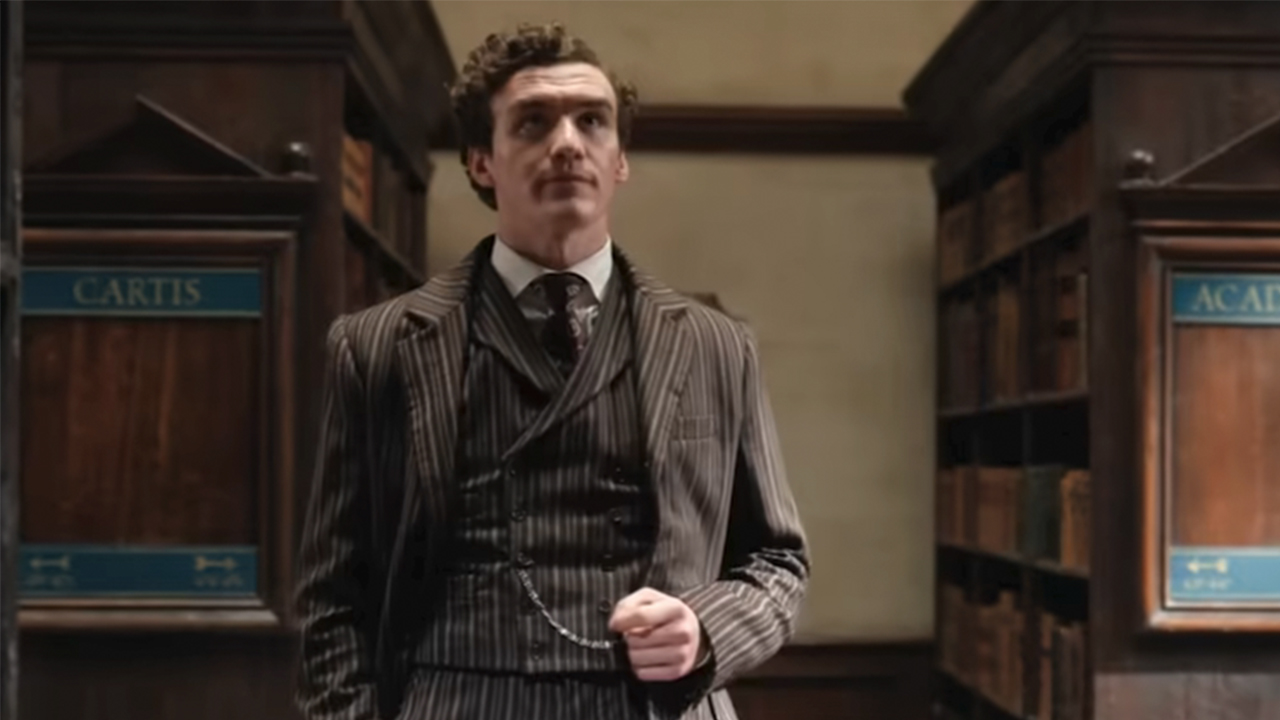Donal Finn as Moriarty in Young Sherlock Holmes