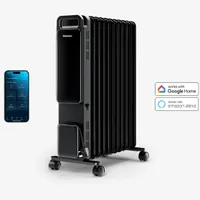 ProBreeze OmniWarm 2500W Oil Filled 11 Fins Eco Radiator Heater ProBreeze OmniWarm 2500W Oil Filled 11 Fins Eco Radiator Heater