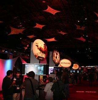 Barker Hangar had games but not the big crowds of previous E3 shows.