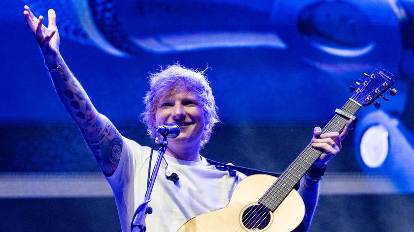 Ed Sheeran performs during the Heart and Armor Foundation benefit concert at The Wiltern on September 19, 2023 in Los Angeles, California