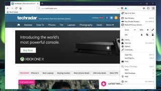 Kuvakaappaus Mozilla Firefox -selaimesta TechRadar-sivulla