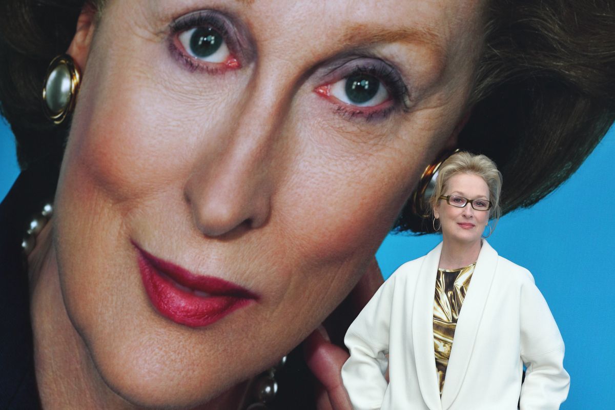 Meryl Streep at a photo call for The Iron Lady in 2011