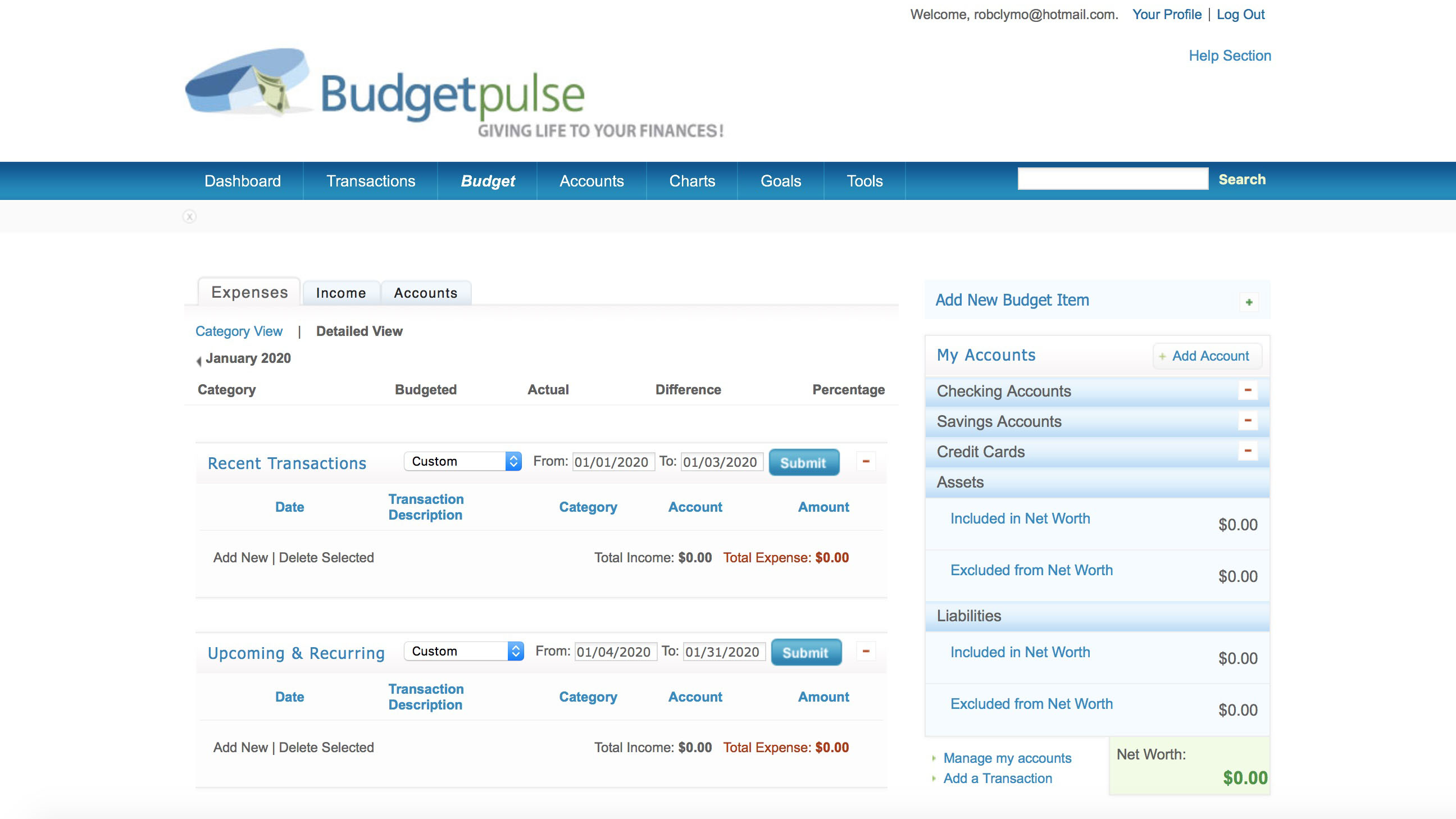 BudgetPulse