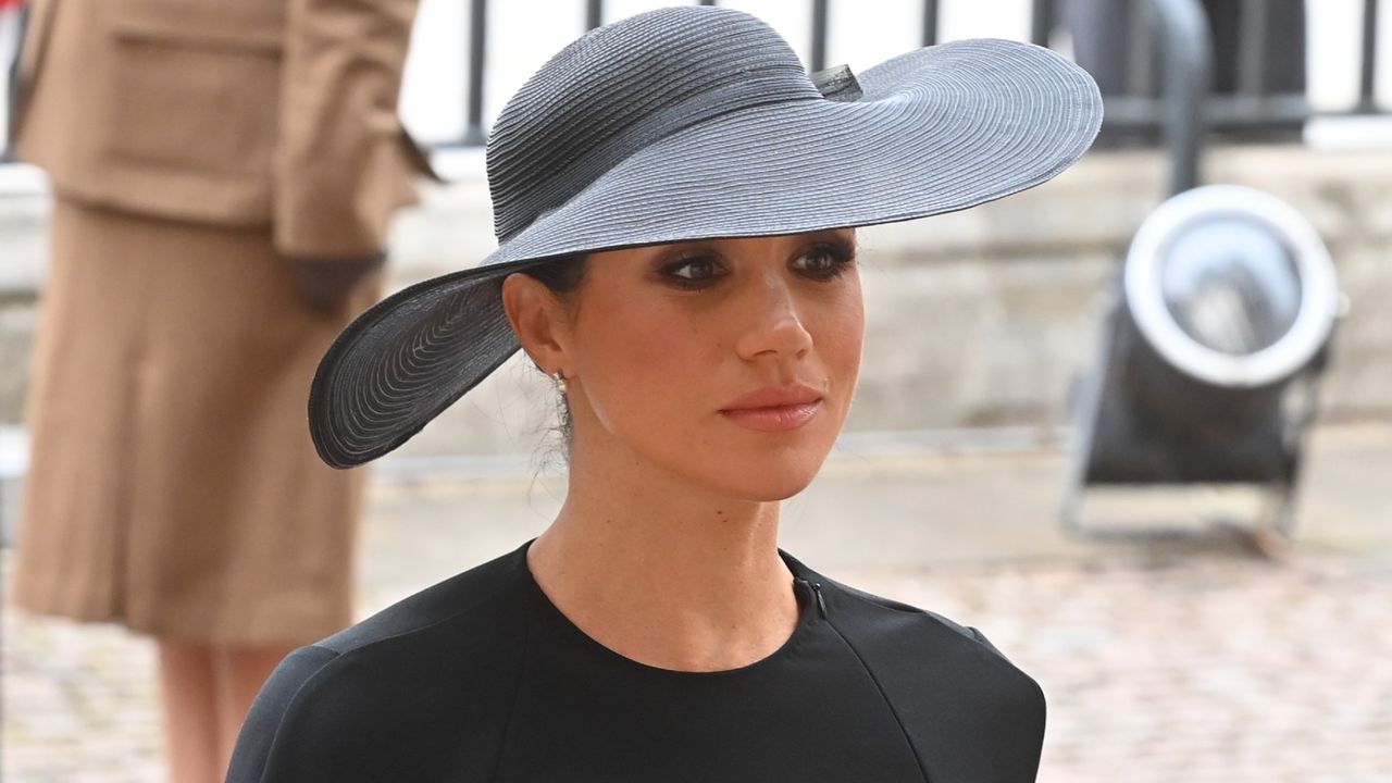 Meghan Markle is ‘very keen’ to keep Duchess of Sussex title, seen here walking behind the Queen&#039;s funeral cortège