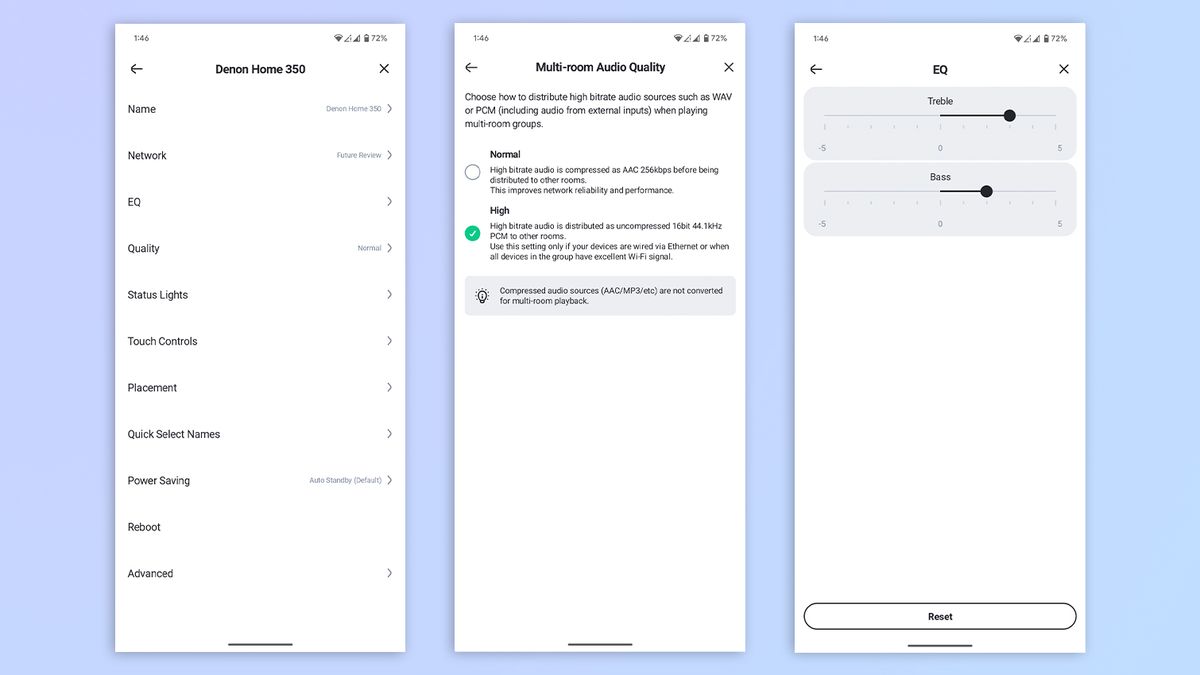 HEOS app on Android