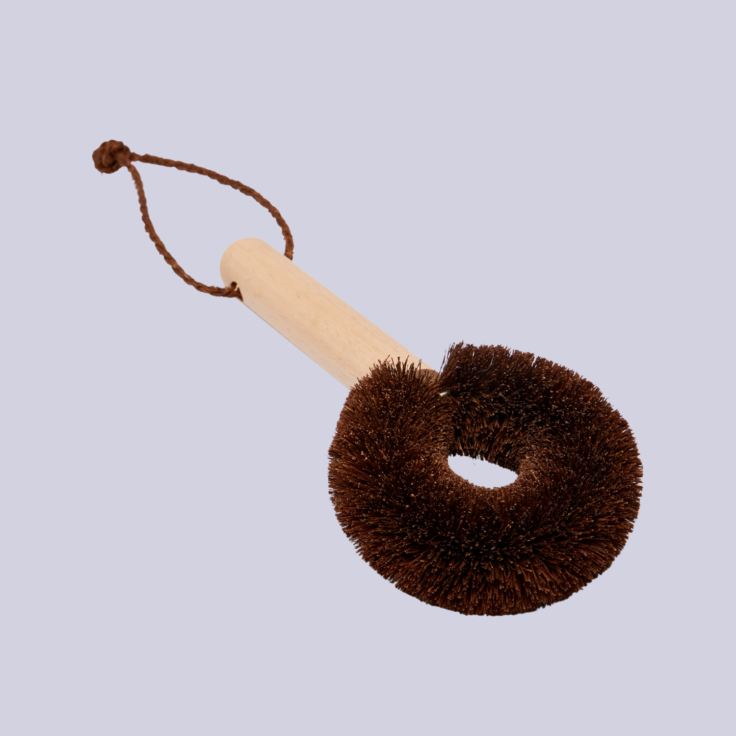 A handmade bottle brush