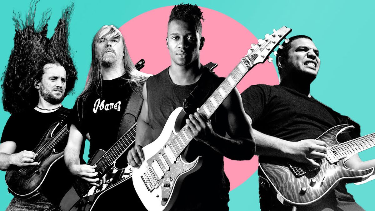 Acle Kahney, Fredrik Thordendal, Tosin Abasi and Misha Mansoor