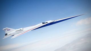 Thanks to its smooth and long nose the new supersonic plane will not produce the typical thunderous boom.