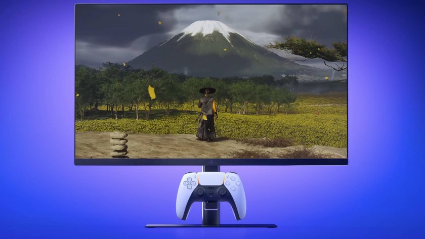 New PS5 Gaming Monitor with DualSense Charging Hook, image taken from announcement trailer